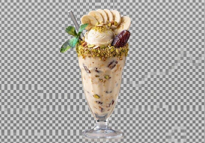Zaferan Banana Milkshake