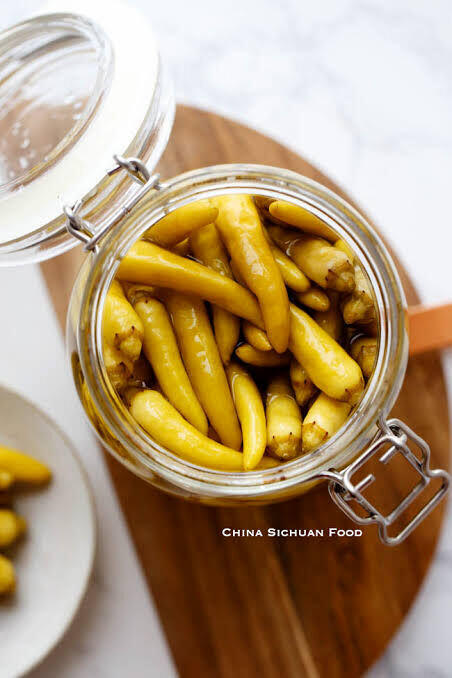 Pickled Hot Green Pepper