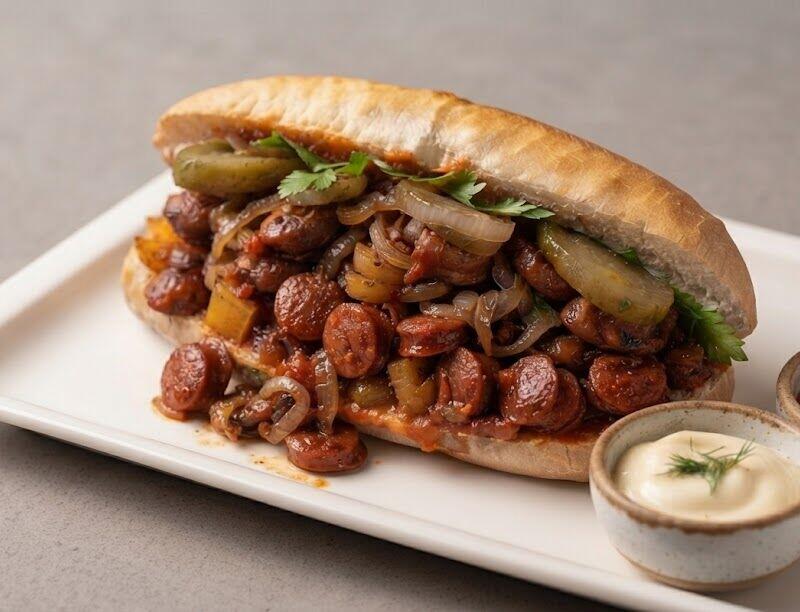 Sosis Bandari sandwich