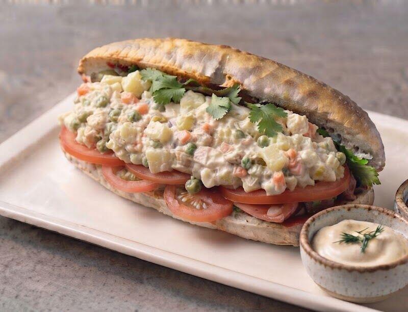 Olvieh sandwich