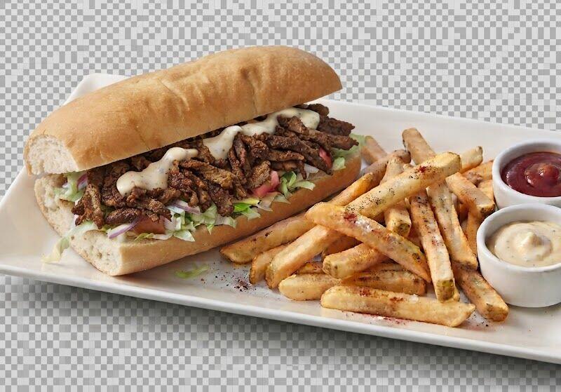 Beef Shawarma sandwich